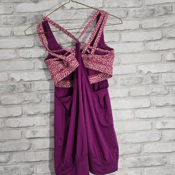 Lululemon Nouveau Limits Tank Top in Miss Mosaic Peach Fuzz Regal Plum - Picture 3 of 9